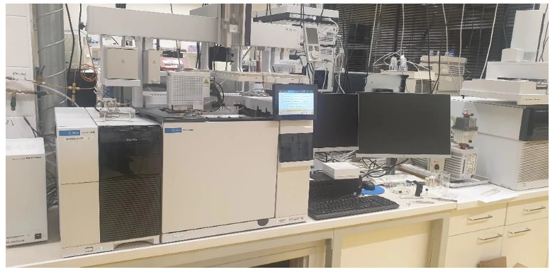 Agilent chromatograph 8890 and a single quadrupole MSD Agilent 5977B