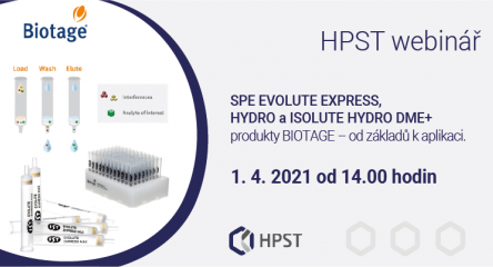 SPE EVOLUTE EXPRESS, HYDRO a ISOLUTE HYDRO DME+– od základů k aplikaci